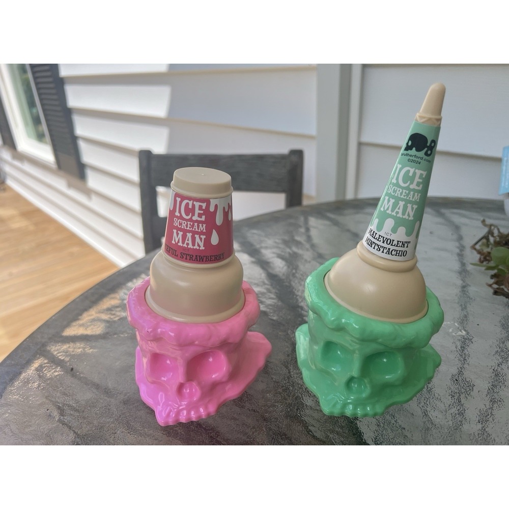 New 2 Brutherford Ice Scream Man Malevolent And Spiteful Ice Cream Cones